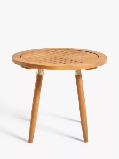 Garden Side Table, (Acacia Wood)