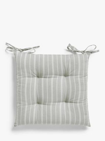 Stripe Seat Pad, Grey