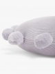 Round Pom Cushion, Lilac